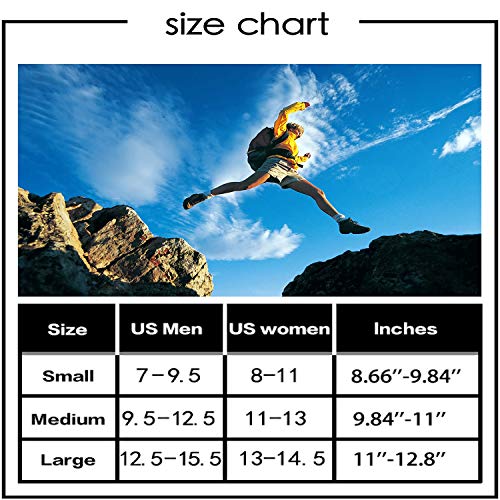 Layeba 100% Waterproof Breathable Socks [Sgs Certified] Unisex Outdoor Sports Hiking Trekking Skiing Socks 1 Pair & 2 Pairs (Black, Large) #TOP3