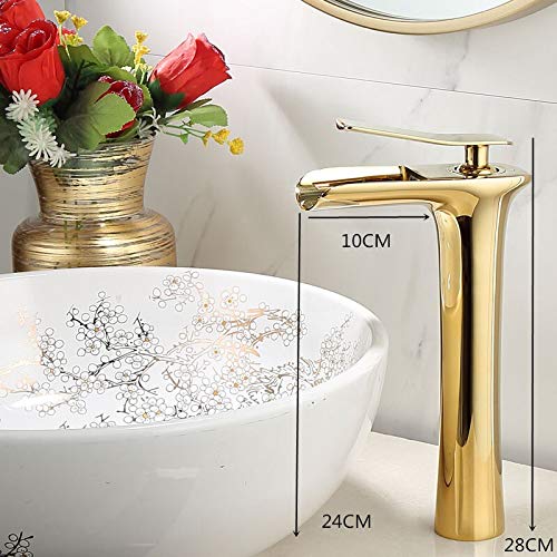 Robinet de lavabo anti-éclaboussure à effet cascade pour vasque propre