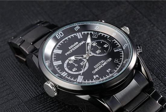 AYIKA HD Wrist Watch Camera 1080p Video and Audio Indoor Outdoor Recorder Upto 2 Hours Recording Time Inbuilt 32GB Card Black-image-30