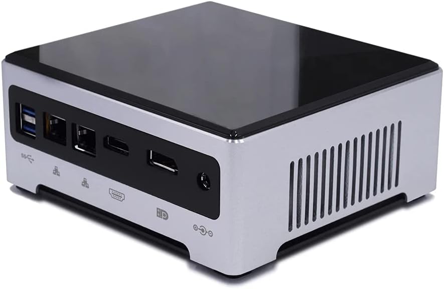 KINGDEL K8 Mini PC i9 10th Gen. 64GB RAM, 1TB SSD 8 Cores 16MB Cache Max 5.10GHz CPU, 4096x2304 4K Resolution, Fan 6xUSB3.0 1xDP 1xHD 2xRJ45 Giga LAN W-11 Pro