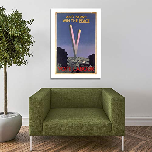 Poster Labour Party 1945 encadré : solution pour habiller un petit mur vide - 7