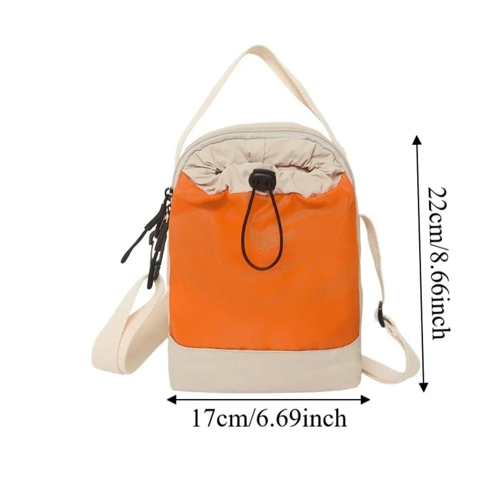 Flaschentasche Umhängetasche mit Kordelzug for Wasserflaschen | Leichte, tragbare Becherhülle aus Nylon, verstellbare, vielseitige Handytasche