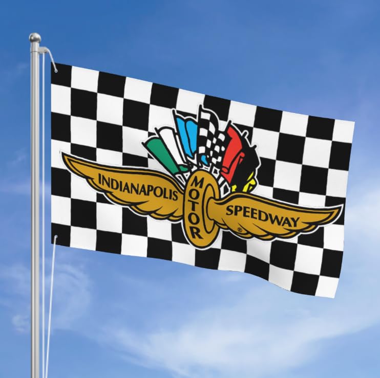 Racing Checkered Garden Flag 3x5 FT Black White Race Flag Yard Decor Double Sided Outdoor Lawn Banner for Patio Porch Farmhouse