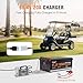 Repower Flow 48V 105Ah Lithium Golf Cart Battery,Dual Terminals Design,Built-in 250A Smart BMS & Bluetooth Monitor,Touch Screen,20A Fast Charger,6000+ Cycles, Perfect Upgrade for Club Car,Yamaha,EZGO