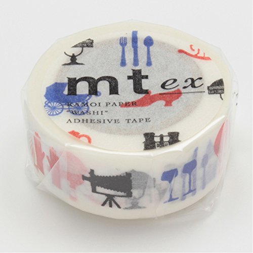 MT Washi Masking Tape Ex Silhouette R ruban adhesif japonais deco mtex1p51