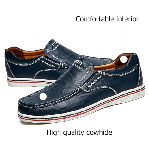 Image of Asifn Men's Casual Driving Loafers Business Leather Men Comfort Shoes Sport Walking Light Moccasin Fashion