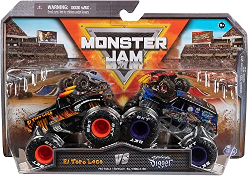 Monster Jam El Toro Loco Vs. Son-uva Digger 1:64