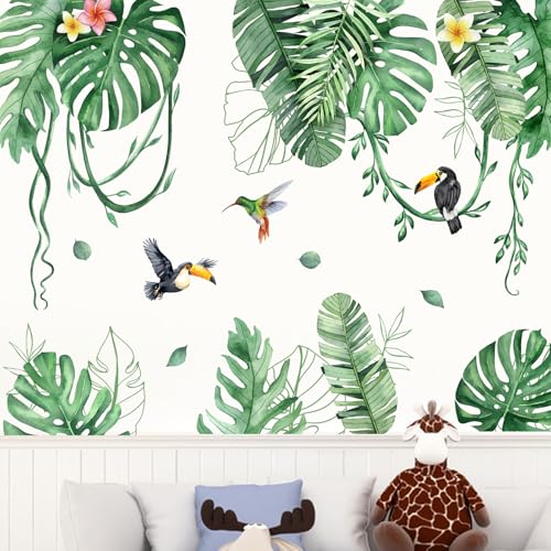 Vinilos Decorativos Mfault Plantas Tropicales 35x12 in miniatura 4