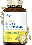 Wellgard Vegan Glucosamine & Phytodroitin Supplement with Quercetin, MSM, and Ginger Extract - Botanical Chondroitin Alternative, Includes Rosehip, Made in UK