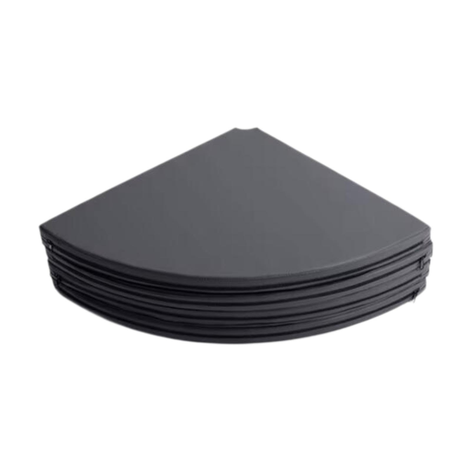Pole Dance Mat and Round Yoga Mat Equipment for Strength Training and Sports Exercise Black