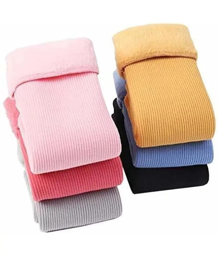 t trendy mart Woolen Winter Socks, Thermal Crew Length, Super Thick Warm, Pack of 4, Assorted Colours-picture-53