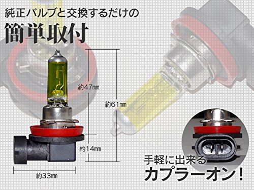 Amazon | 交換用 H8 ハロゲンバルブ フォグランプ DAIHATSU エッセ H17
