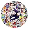 55Pcs DAN DA DAN Stickers,Anime Aesthetic Stickers,Vinyl Waterproof Pink Bows,for Water Bottle Laptop Phone Journal,Gifts for Kid Girl Women (F) - Image 5