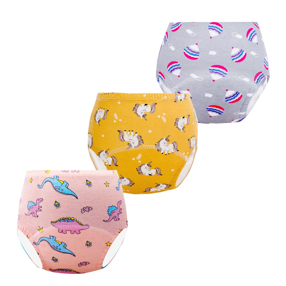 JackLoveBriefs Zestaw 10 majtek do nauki dla chłopca dziewczynki (2-6 lat)