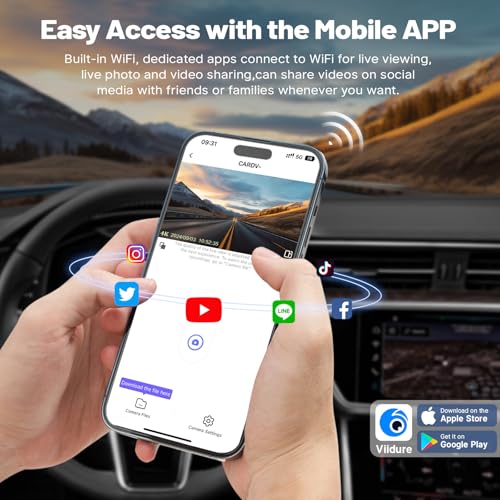KuTaiTai 4K Dash Cam for F150/F250