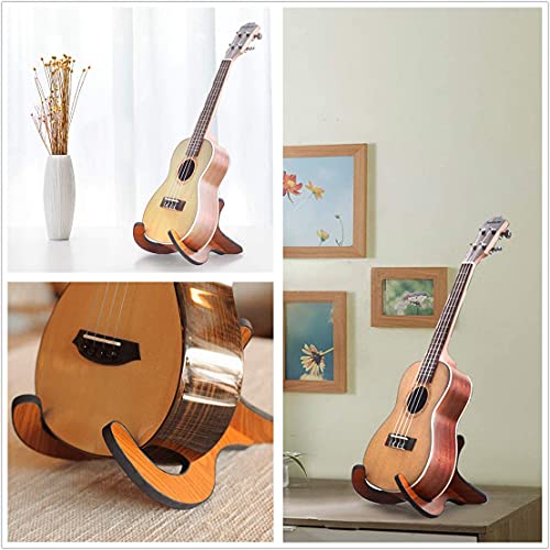 Eidoct Support de ukulélé portable en bois pour petite guitare, violon, banjo, mandoline - Les Beatles, Paul McCartney, John Lennon, RIngo Starr, George Harrison Eidoct Support de ukulélé portable en bois pour petite guitare, violon, banjo, mandoline – Image 7