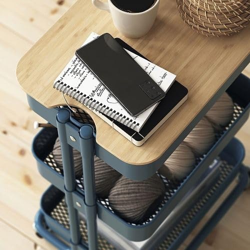 Amazon.co.jp: IKEA イケア RASKOG/ロースコグ ワゴンのふた 竹