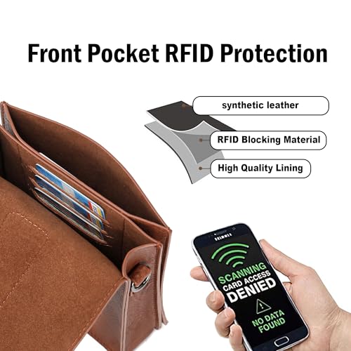 Image of INICAT Small Crossbody Phone Purse for Women Faux Leather Cross Body Wallet | RFID Cute Bag Gifts For Teenage Girls