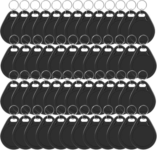 NFC Tags Tag215 NFC�L�[�^�O �u���b�N NFC �t�H�u ���������\ NFC 215�^�O NFC ���h �v���O�����\ NFC�^�O 504�o�C�g�������AAndroid&iPhone�ɑΉ� (NFC215-BLACK-100PCS)