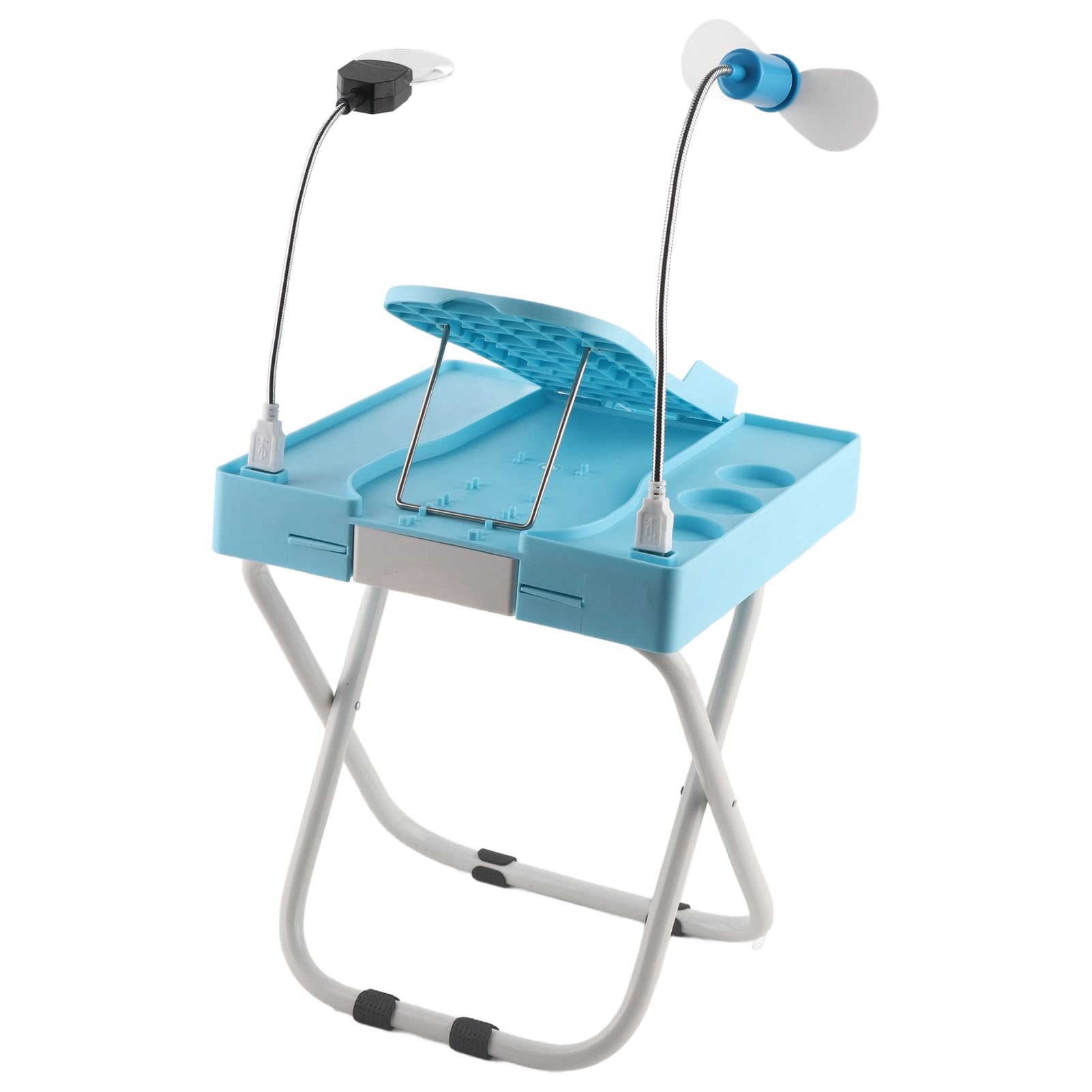 Poggiapiedi Ergonomico con Luce LED e Ventola, Supporto Regolabile Antiscivolo per Pedicure Professionale, Comfort e Precisione