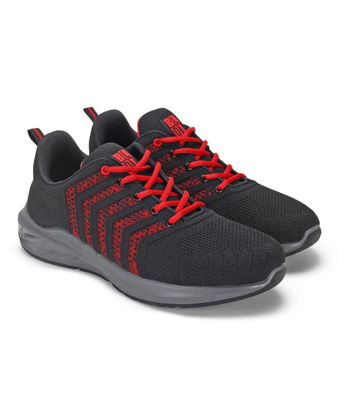 PARAGON PUK1227G Mens Black Sports Shoes | Stylish Design, Comfortable Cushioned Insole, Lace up and Sturdy Grip | Ideal for Daily Runs, Walking, Gym and Sports (B0CJLWD85M) Amazon Price History, Amazon Price Tracker