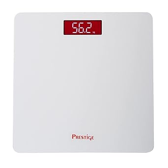 PRESTIGE Electronic Mother & Child Weighing Scale, White (150 kgs)