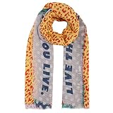 CODELLO Damen Schal PLAY OUT LOUD weiß One Size