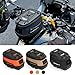 Rhinowalk Motorcycle Tank Bag 5L-6.5L with Strong Magnetic Quick Release Magnetic Tank Bag with Rain Cover fits Harley Davidson, Indian, Honda, Yamaha, Suzuki and More-Black