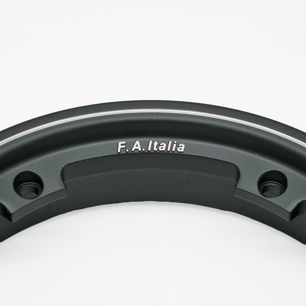 Amazon | F.A.Italia チューブレスホイール 2.10-10 ブラック ベスパ