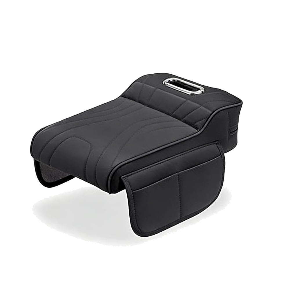 Car Armrest Cushion for Buick Lacrosse 2005โ2019,Memory Foam Center Console Cover with Tissue Box and Cup Holder,Center Console Cover,Black