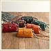 Premium leather Retro Handmade Bag,One-shoulder diagonal bag, clutch bag (coffee)