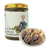 QIANPINHUI Morel Mushroom Organic Dried Morel Mushrooms, Dehydrated Gourmet Morchella Conica Edible Mushrooms for Cooking 1oz, 28.35g