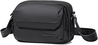 arctic hunter ah Arctic Hunter Sling Bag for Men Small Side Bag Stylish Messenger Bag for upto 8" iPad Premium Shoulder Bag for Travel Water-resistant Crossbody Bag for Office Daily Use Casual, Black-picture-47