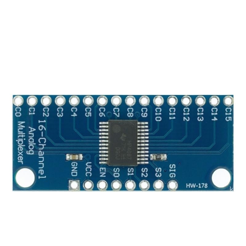 1 Uds 74HC4067 CD74HC4067 Módulo de placa de adaptación multiplexor Digital analógico de 16 canales for componentes electrónicos Arduino DIY