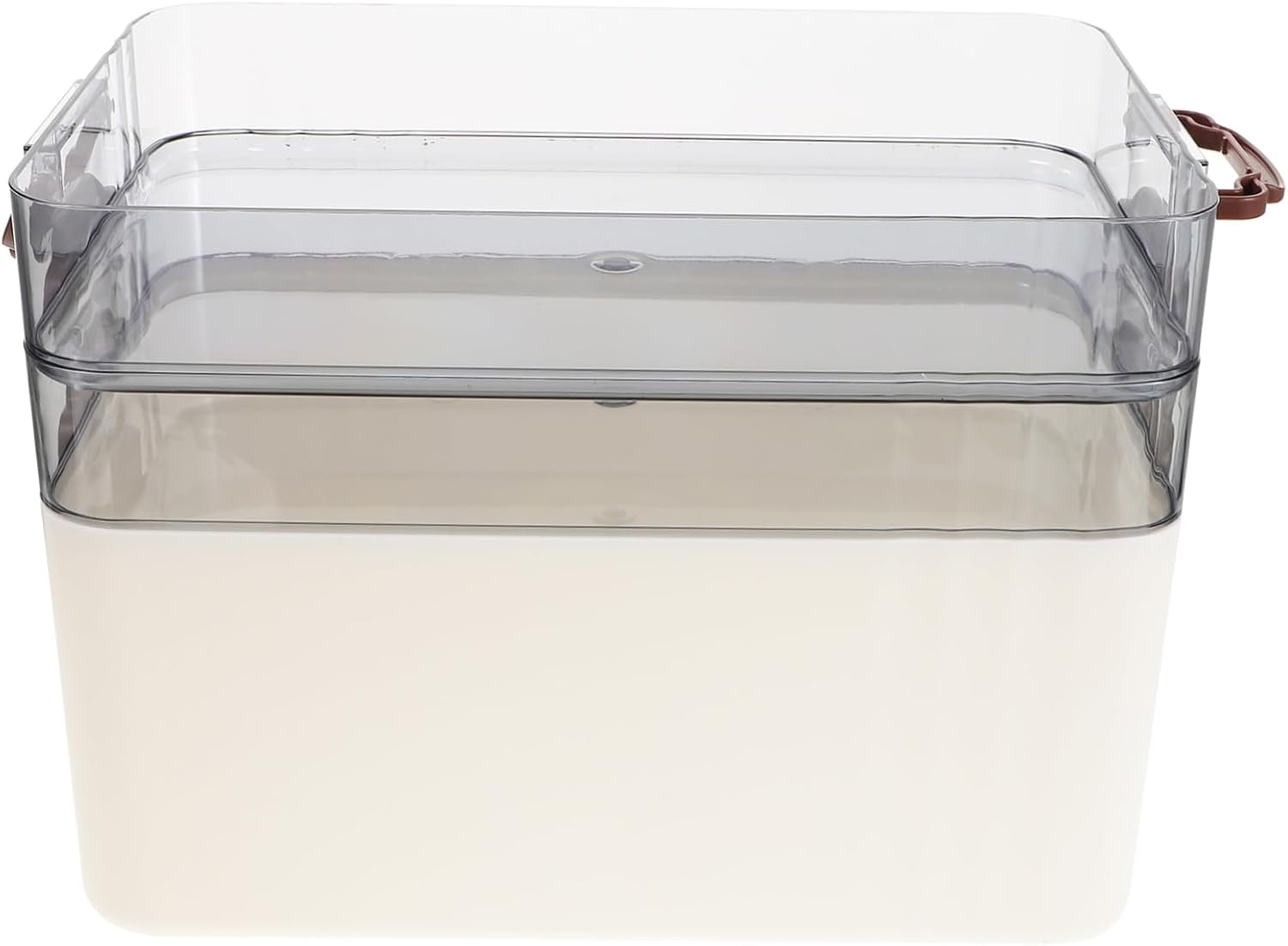 Unomor Large Lockable Multi-Layer Medicine Storage Box Household Organizer for Pills and Medical Supplies with Dividers Plastic Compartmentalized Design for Easy Access