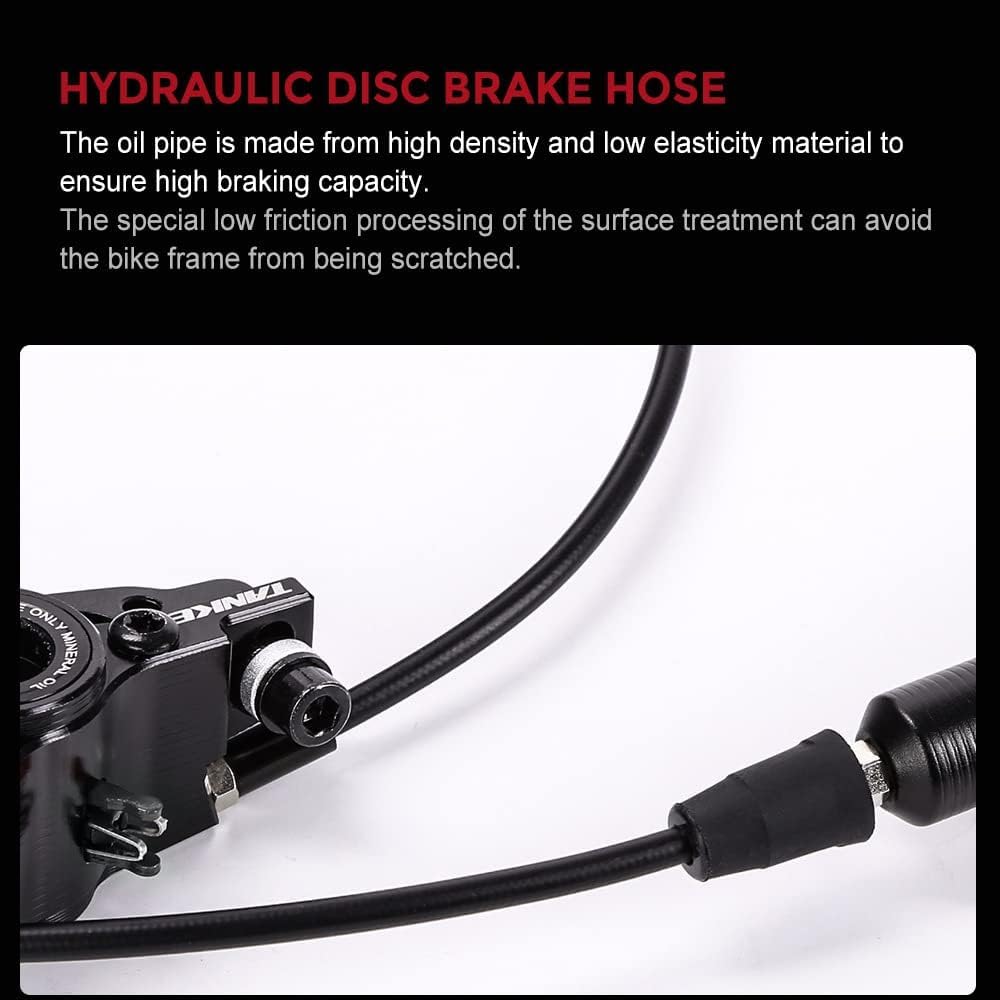 HoldOneLight Set freno a disco idraulico elettrico per e-bike, set freno a disco idraulico per e-bike, leva freno di interruzione per bicicletta elettrica con rotore, set completo di freni per bici