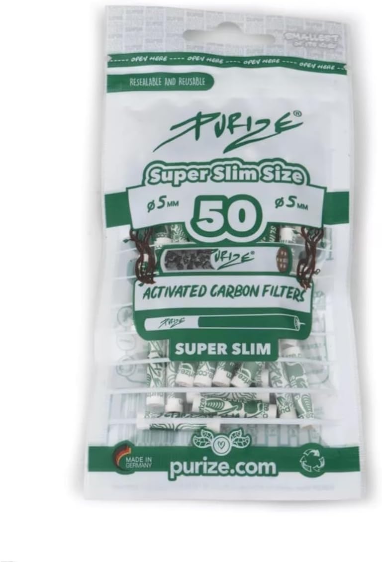 Activated Carbon Filter Bags | 50 Super Slim Size