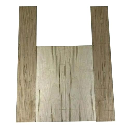 Ambrosia Maple Acoustic Guitar Back and Side Sets by Exotic Wood Zone (Dreadnought)