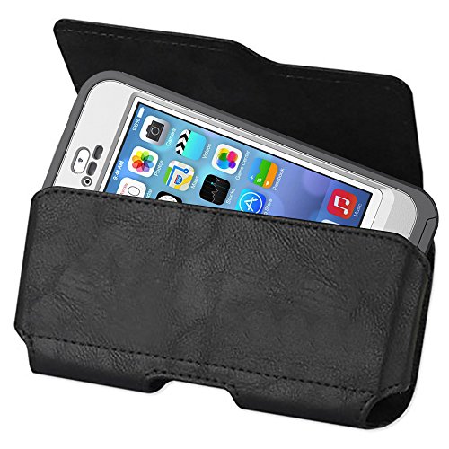 Kuteck Black Horizontal Leather Belt Holster Pouch Clip Fits FOR APPLE IPHONE 6 PLUS 5.5 INCH 2014 WITH OTTER BOX Defender Case LIFEPROOF / Mophie Juice Pack Air/Plus Case On. Includes A Black Stylus Pen Kuteck Black Horizontal Leather Belt Holster Pouch Clip Fits FOR APPLE IPHONE 6 PLUS 5.5" INCH 2014 WITH OTTER BOX Defender Case LIFEPROOF / Mophie Juice Pack Air/Plus Case On. Includes A Black Stylus Pen