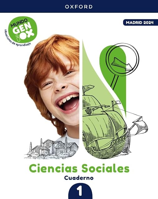 Portada de Mundo Geniox Cc.sociales 1º Educacion Primaria Ce Mad