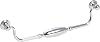 MNG Hardware 15815 9-Inch CC 10-Inch Overall Striped Clapper Pull - Polished Chrome