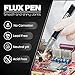 Solder Flux Pen (10 ml) I Liquid Solder Flux I Soldering Flux I Electrical Solder I No Clean Liquid Flux I Rosin Flux I Soldering Flux for Electronics I Lead Free Liquid Solder I Flux for Soldering I