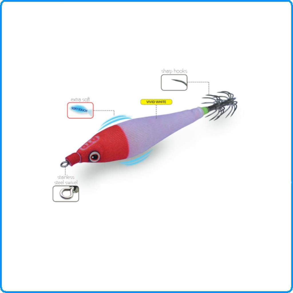 Td DTD Soft Galeb Turp 5.5 cm, Trait Rouge, Red,White - Image 2