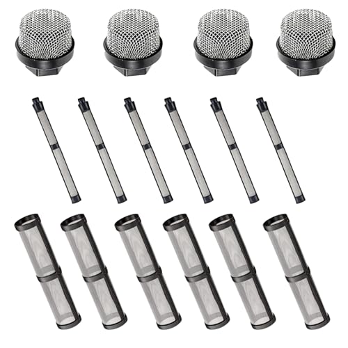 Image of (4+6+6) Pack 246385 246384 287032 Spray Gun Filter Set | Fits for Graco 390 395 490 495 495 595 3400 Airless paint sprayer，Including Pump Inner Core Filters