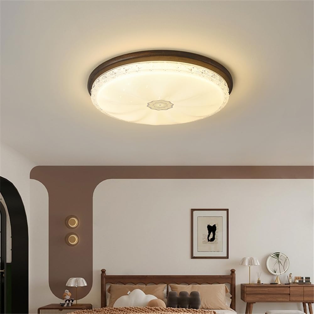 KXEcoLife Nordic LED Ceiling Lamp Contemporary Simplicity Art Living Room Restaurant Bedroom Study Children's Corridor Balcony Lights (3803B D53CM)