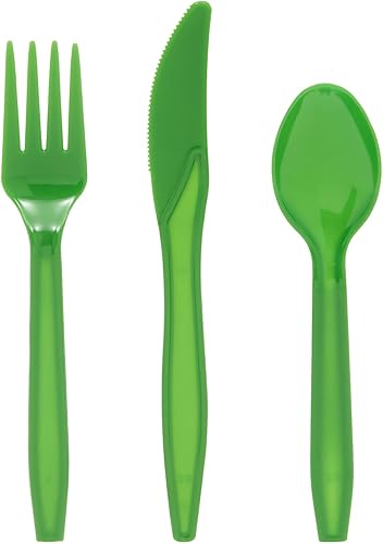 Miniatura 7 de BLUE PANDA 144 piezas Tropical Luau Party Supplies, juego de vajilla hawaiana con platos, servilletas, tazas y cubiertos (sirve 24)