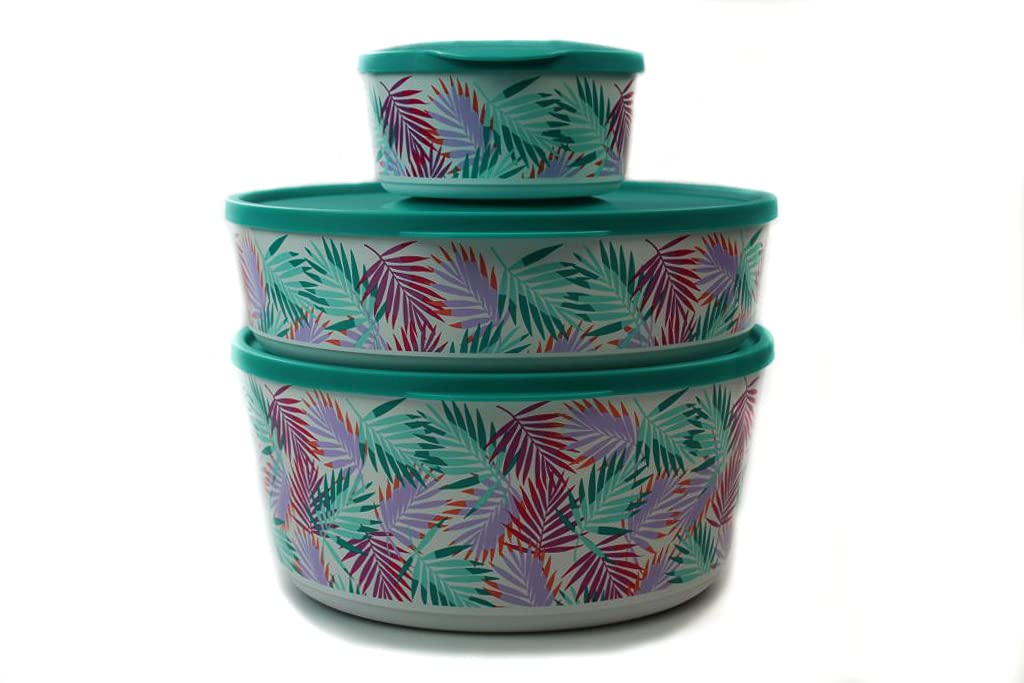 Tupperware Iluminas 4,3L + 2,5L + 550ml türkis Tropical Behälter Vorratshaltung