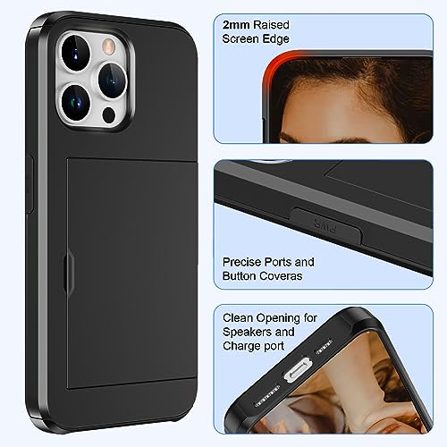Coque iPhone 15 Pro Max protège des chutes et remplace le portefeuille encombrant