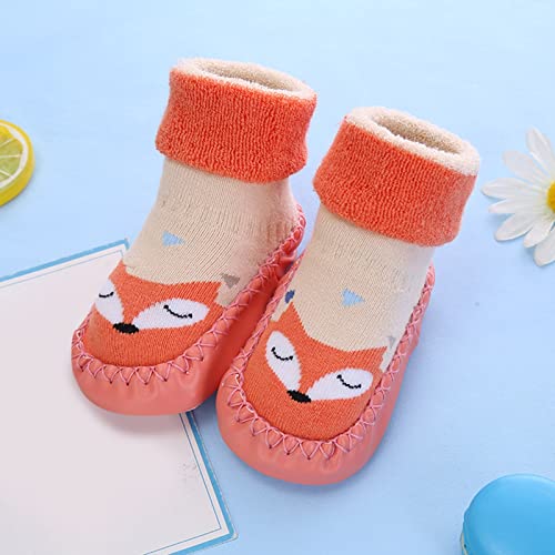 Toddler Girl Shoes,Autumn Winter Baby Shoes Cute Rabbit Bear Cartoon Children Cotton Warm Soft Non Slip Floor Boots2
