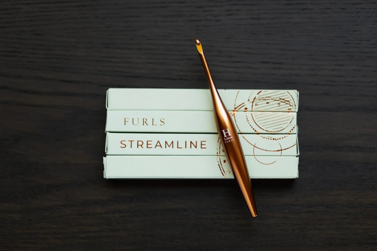 Furls Crochet Hook, Limited Edition Bronze Streamline Metal, Ergonomic Handle Crochet Hooks 7" (Bronze Streamline Metal, F - 3.75MM) - Image 4